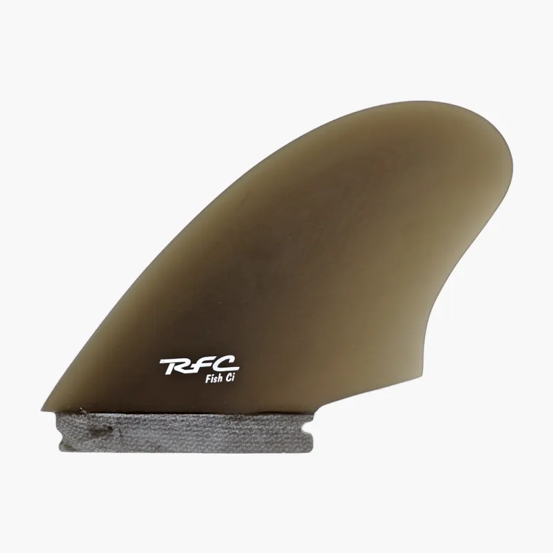 Rainbow Fin Co Futures Fish CI Twin Fin Smoke